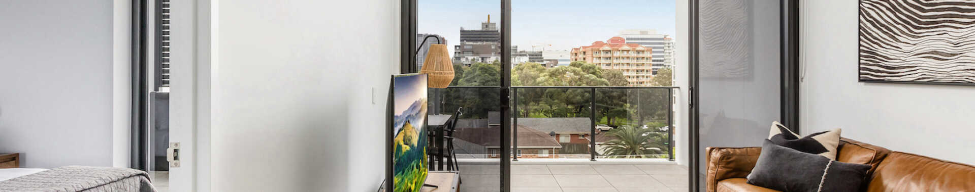 Lounge area in Kembla St Corporate Apartment Wollongong - Astra Apartments