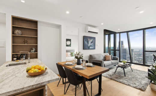 Extended stay Corporate housing Melbourne CBD - Astra Apartments. 2 bedroom apartment accommodation Melbourne